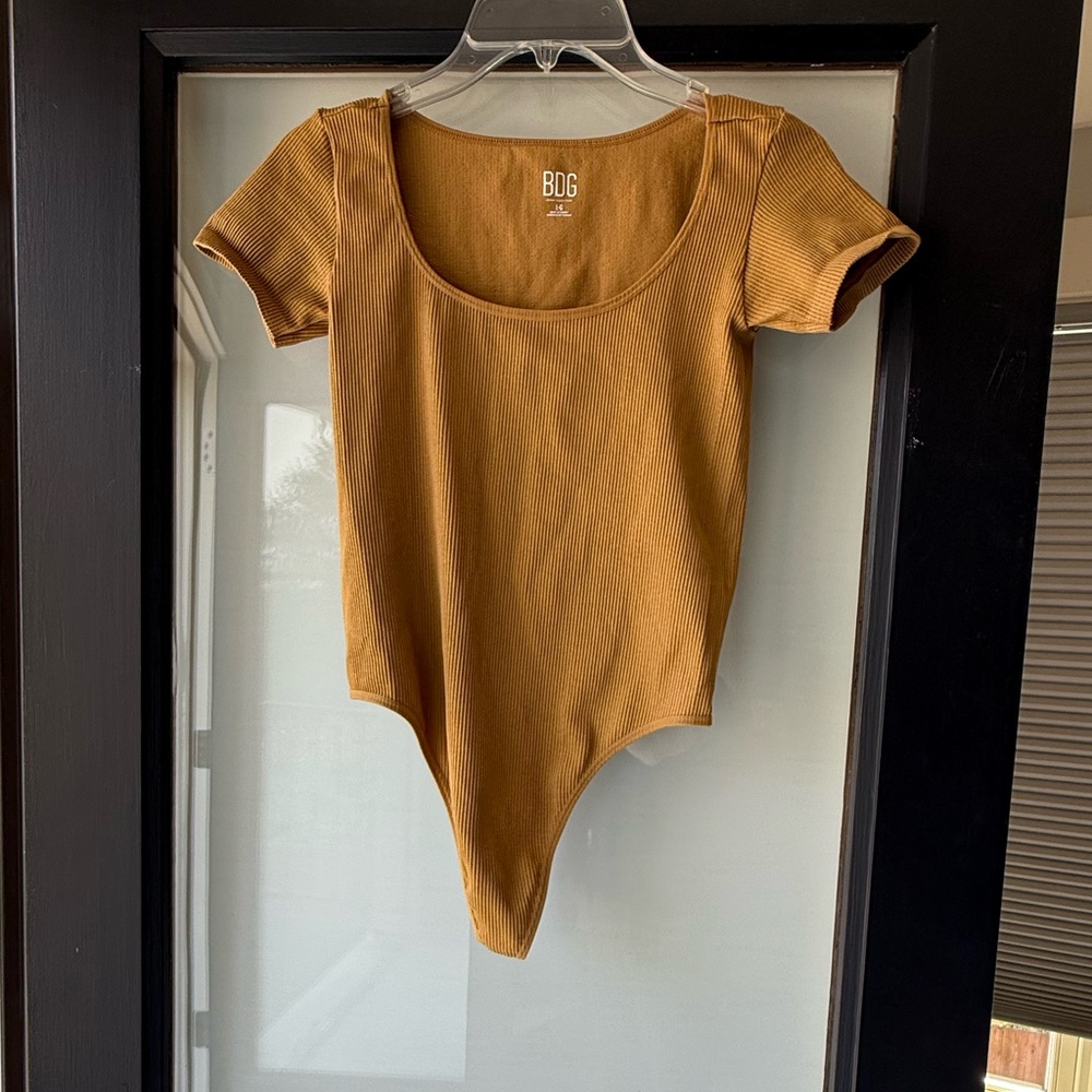 BDG Mustard Gold Bodysuit